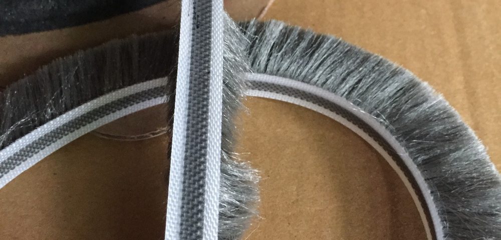 wooden window pile weather strip